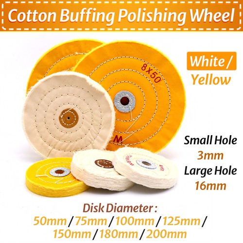 Spiral stitched cotton buffing - stitched,