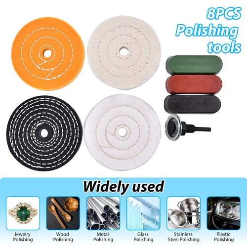 8pcs spiral stitched cotton - 8pcs,