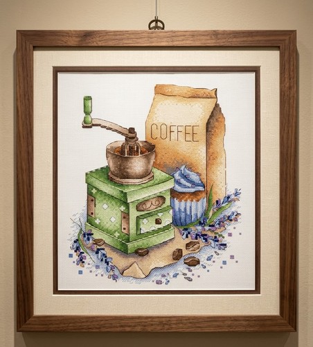 Lavender and coffee grinder