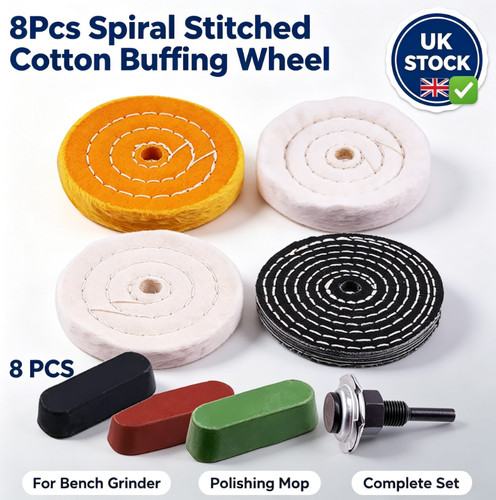 8pcs cotton buffing wheel - 8pcs,